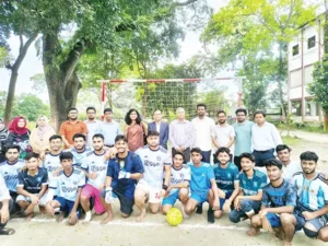 কিশোরগঞ্জ বিশ্ববিদ্যালয়ে শুরু হলো আরাফাত রহমান কোকো স্মৃতি ফুটবল টুর্নামেন্ট