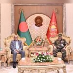 রাষ্ট্রপতির সঙ্গে তিন বাহিনী প্রধানের সৌজন্য সাক্ষাৎ