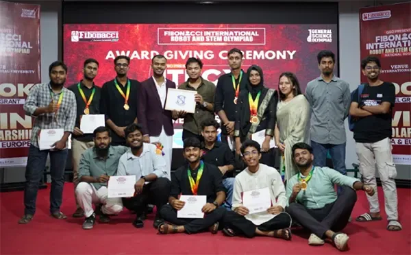 ফিবোনাচ্চি অলিম্পিয়াডে সোনারগাঁও ইউনিভার্সিটির তিন পদক জয়
