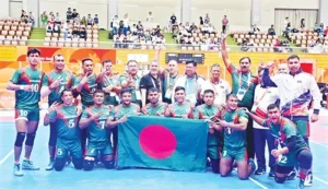দুই দশকের আক্ষেপ ঘোচানোর পথে বাংলাদেশের কাবাডি দল