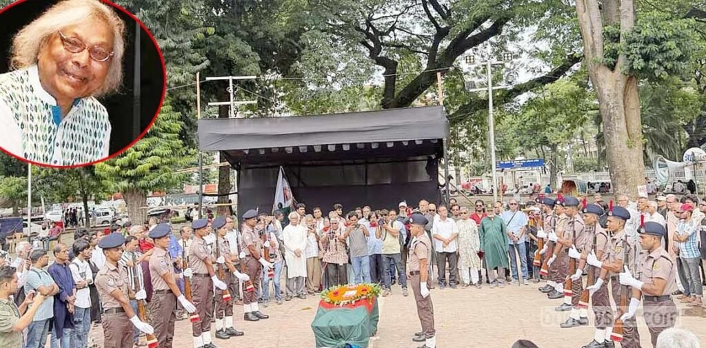 কবি ও শিশুসাহিত্যিক আখতার হুসেনকে শেষ বিদায়