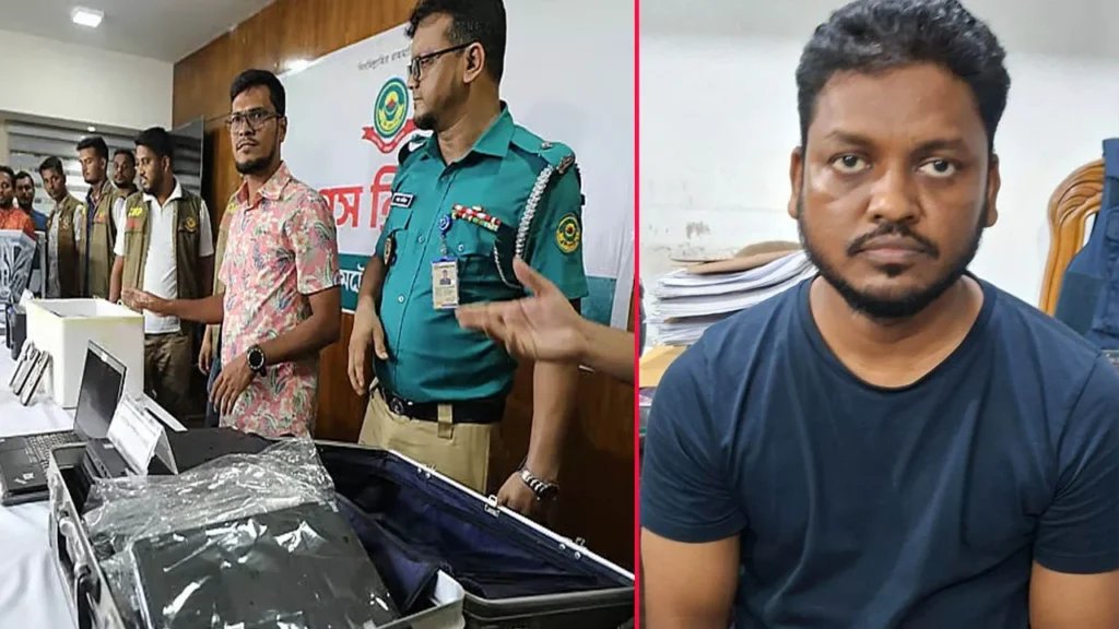 ৬৩ বিদেশির পাসপোর্ট জব্দ ও সাইবার অপরাধের ঘটনায় মহসিন গ্রেপ্তার