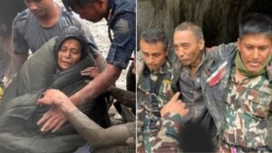 নেপালে বন্যা: ১০ দিন পর ধ্বংসস্তূপ ও সুড়ঙ্গ থেকে জীবিত উদ্ধার দুজন