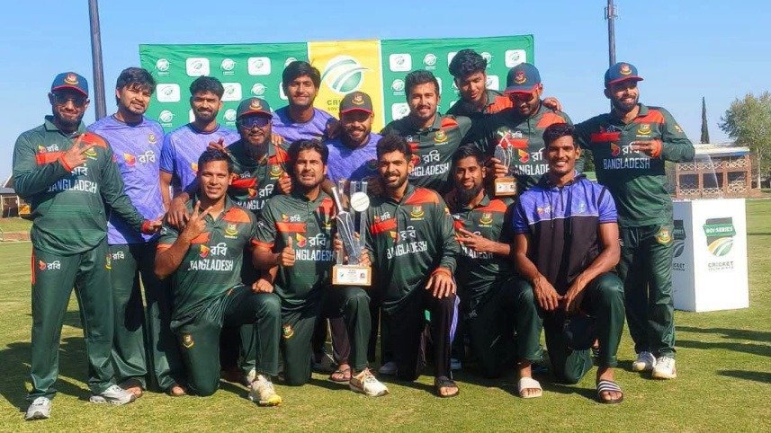 দক্ষিণ আফ্রিকা 'এ' দলকে হারিয়ে ওয়ানডে সিরিজ জিতল বাংলাদেশ 'এ