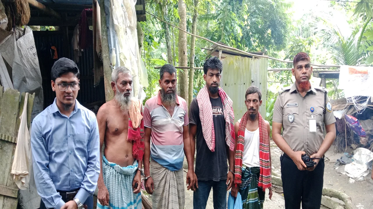 ফরিদপুরের সদরপুরে মাদক সেবনের দায়ে চারজনের কারাদণ্ড