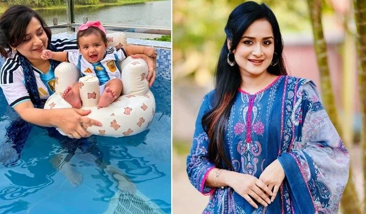 মেয়ের দ্রুত সুস্থতা কামনায় সালহা খানম নাদিয়ার দোয়া প্রার্থনা