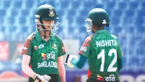 ত্রিদেশীয় সিরিজের ফাইনালে শ্রীলঙ্কার কাছে ৪ রানে হারল বাংলাদেশ