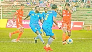 আবাহনীকে হারিয়ে লিগে প্রথম জয় পেল ব্রাদার্স ইউনিয়ন