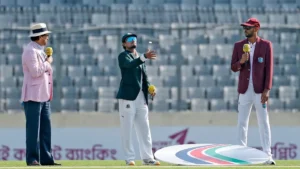 মিরপুরে টেস্টে টস জিতে ব্যাটিংয়ে শান্তর বাংলাদেশ
