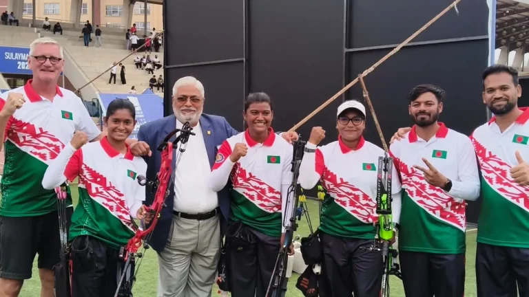 এশিয়া কাপ আরচারি: কাজাখস্তানকে হারিয়ে সোনা জিতল বাংলাদেশের নারী দল