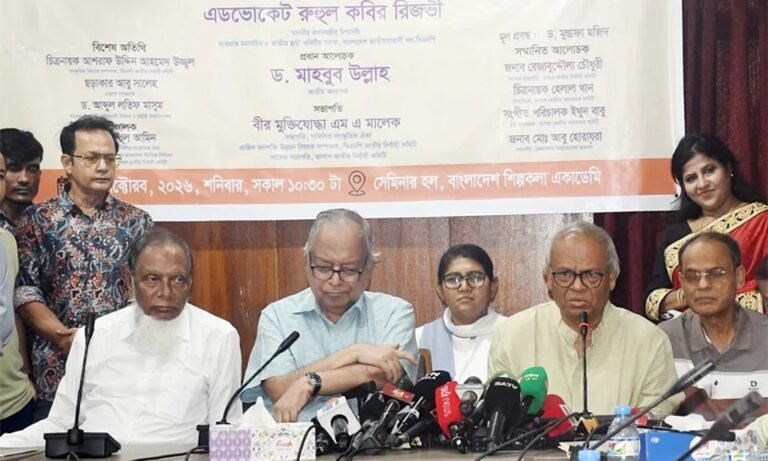সংকটকালে বুদ্ধিজীবীদের একাংশ ফ্যাসিবাদের তোষামোদি করেছে: রিজভী
