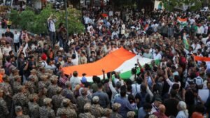 দিল্লিতে ‘লেহরা দো তিরঙ্গা’ সমাবেশের আগেই অভিজিৎ ও নেহা