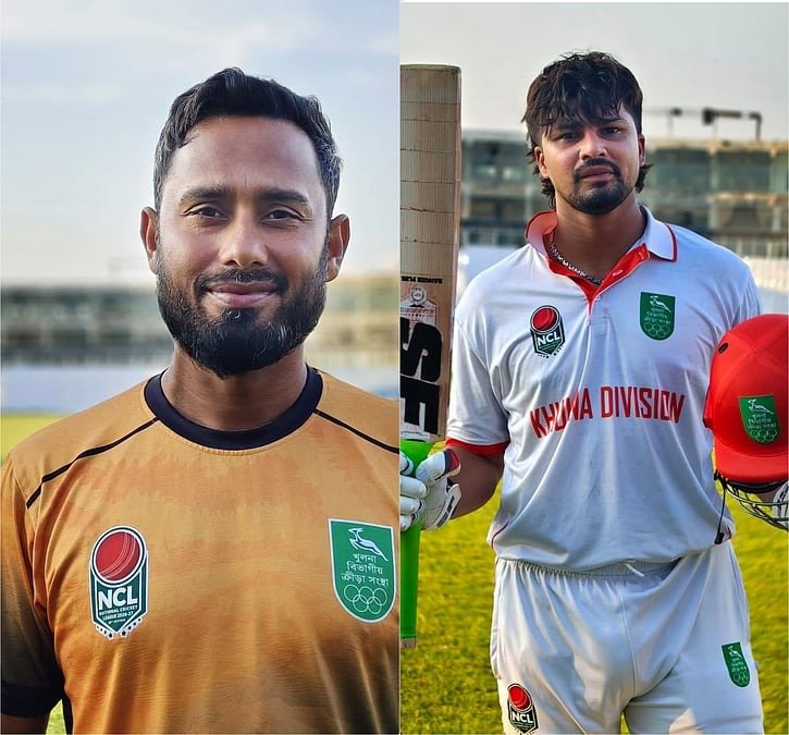 এনসিএলে মিঠুন ও নুরুলের শতকে প্রথম দিন খুলনার দাপট