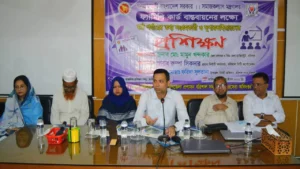 বরিশালে ফ্যামিলি কার্ডের তথ্য সংগ্রহকারীদের জন্য প্রশিক্ষণ শুরু