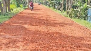বরুড়ায় ১৩ কোটি টাকার সড়ক নির্মাণে ব্যাপক অনিয়মের অভিযোগ