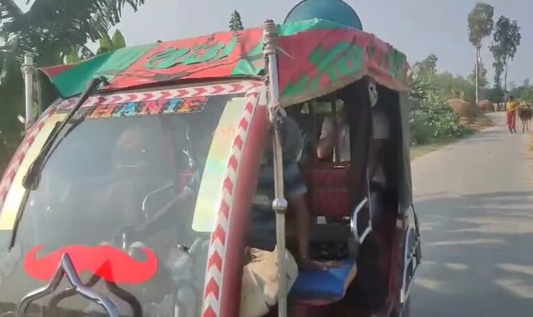 নওগাঁয় শেখ হাসিনার ফেরা নিয়ে মাইকিং