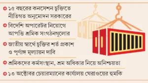 চট্টগ্রাম বন্দরে টার্মিনাল ইজারা নিয়ে ফের উত্তপ্ত পরিস্থিতি